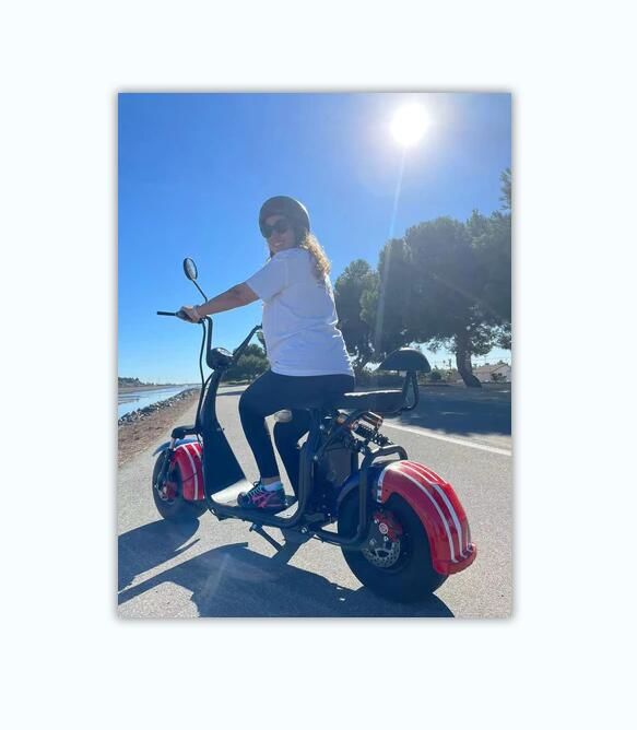 Customer photo review of SoverSky X7 Fat Tire Lithium Scooter Citycoco