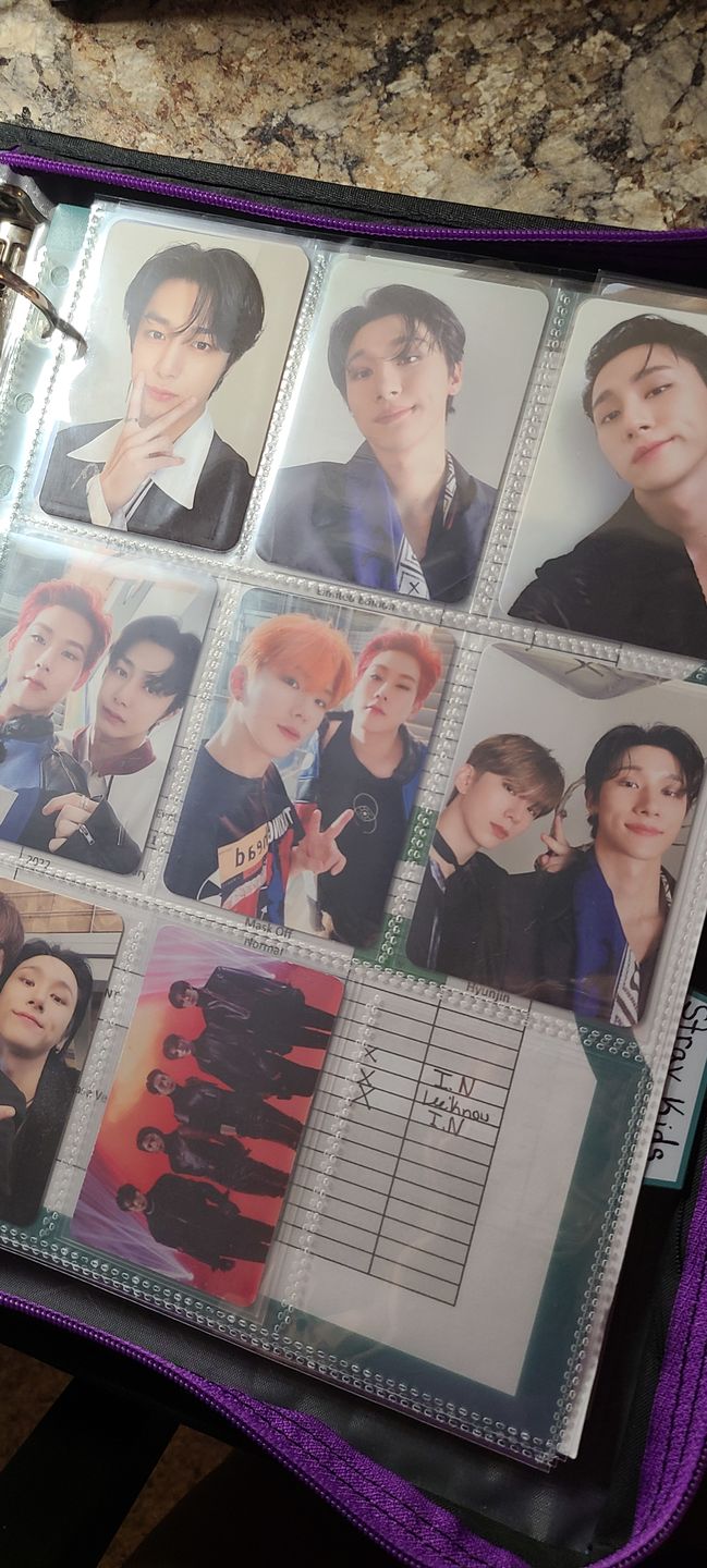 Customer photo review of PREMIUM PHOTOCARD SLEEVES - BLUE VERSION (65x91MM)