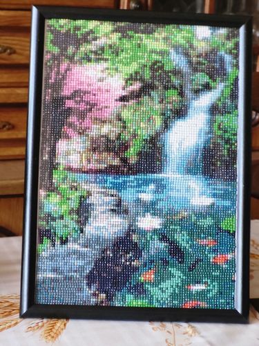 Customer photo review of Waterfall Swan Fish Tree