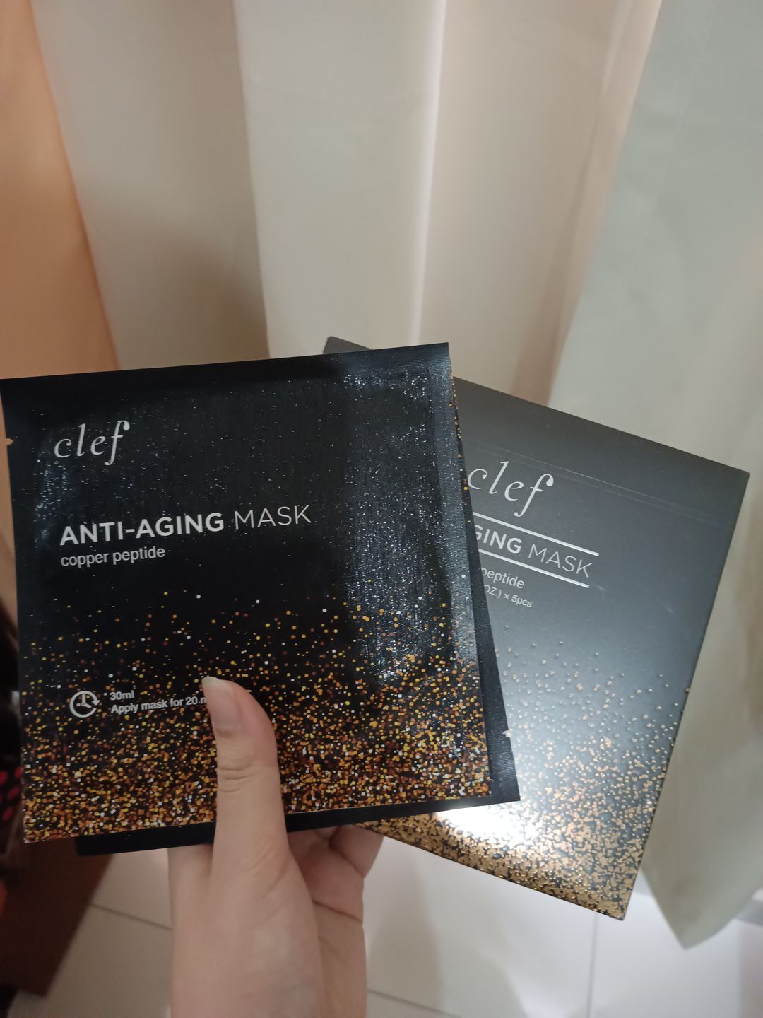 Customer photo review of CLEF x Sonia - 蓝铜胜肽面膜专区