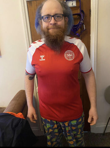 Customer photo review of Mens Mystery Football Shirt