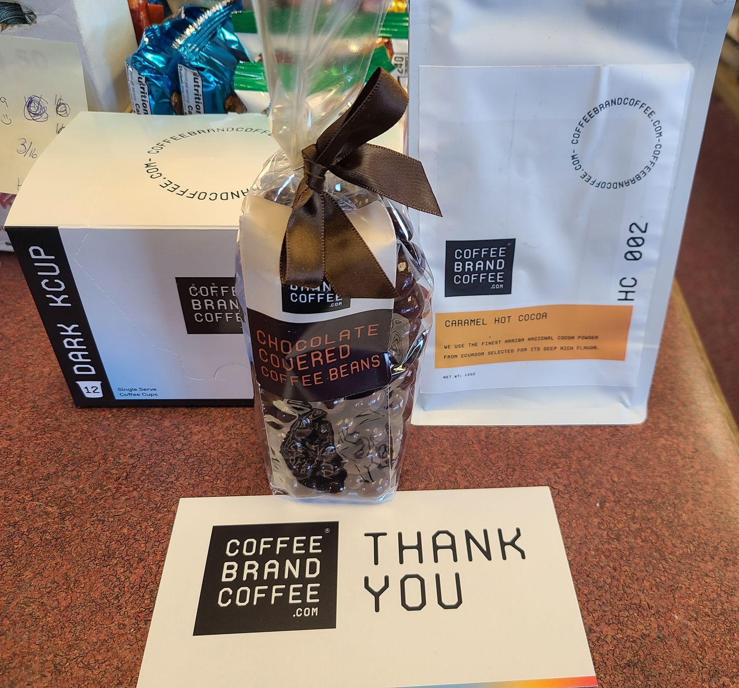 Customer photo review of Dark Roast Kcups