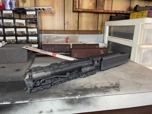 Customer photo review of (Brass Hybrid) BLI 6184 PRR S2 6-8-6 Turbine #6200, as-built version, Paragon4 Sound/DC/DCC, Smoke, HO