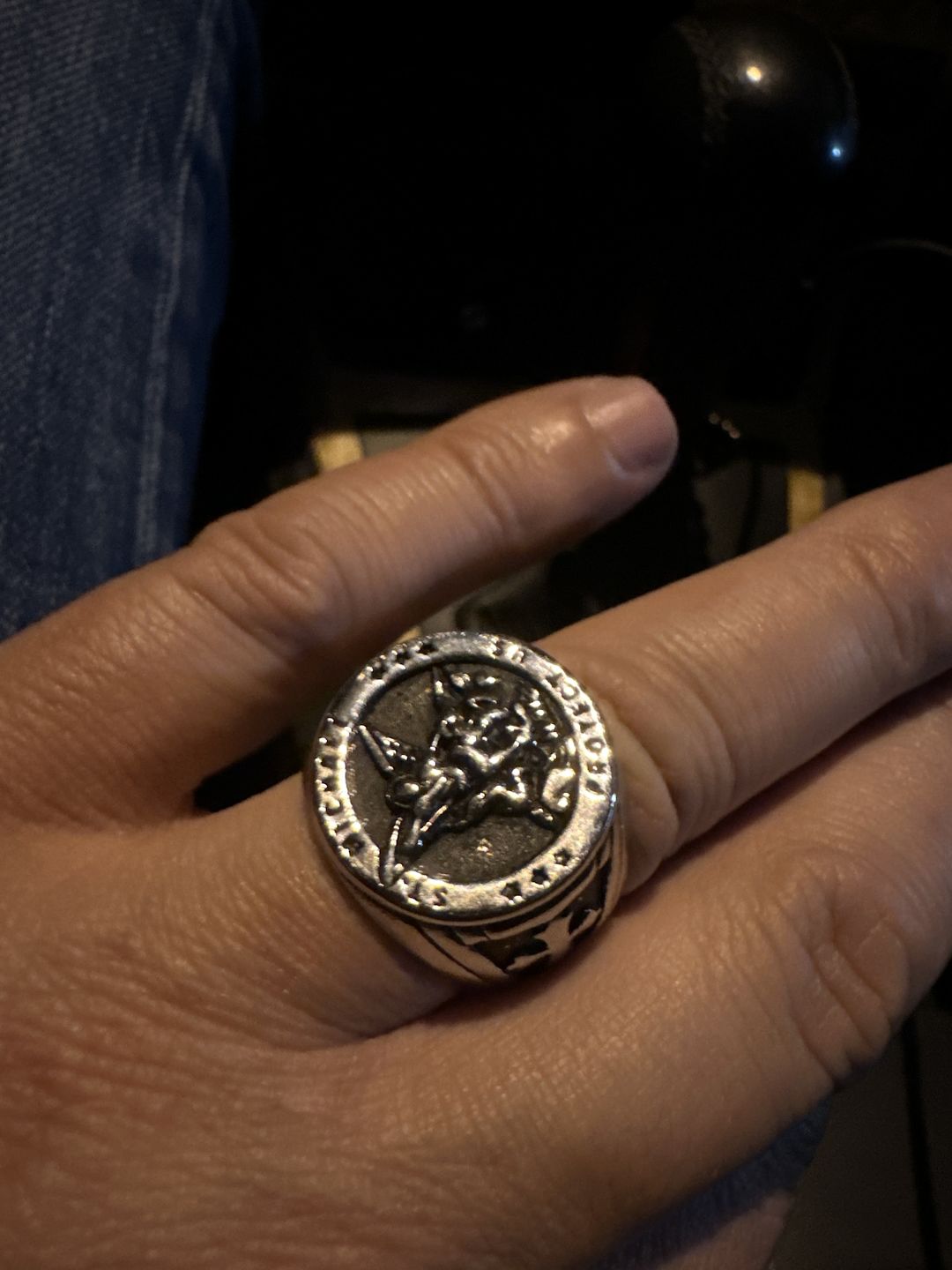 Customer photo review of ST. MICHAELS. - SILVER
