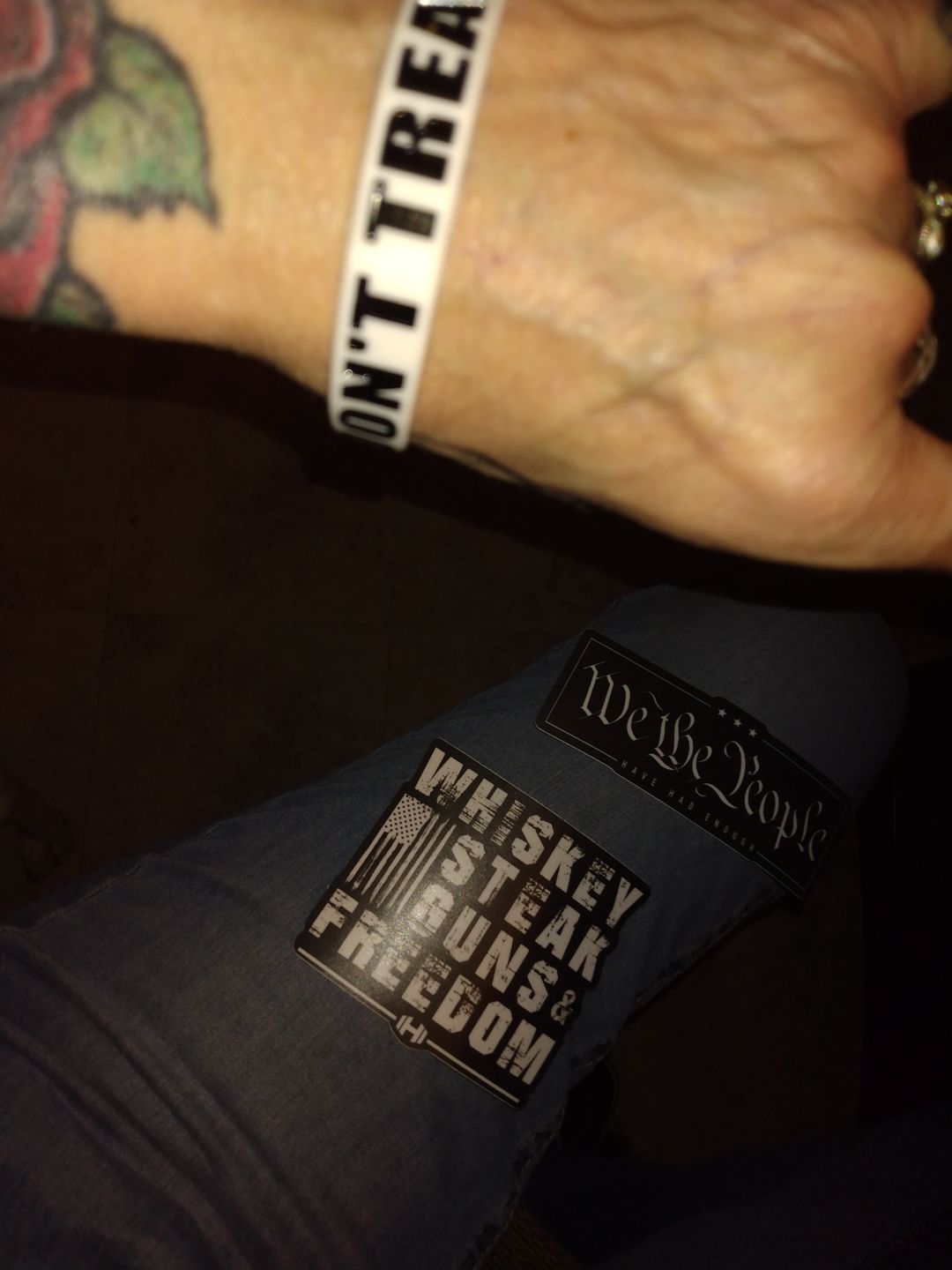 Customer photo review of We the People Decal