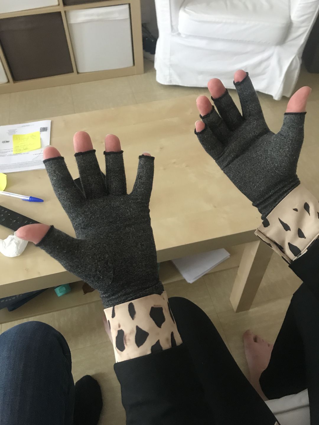 Customer photo review of Gants de compression anti-douleurs