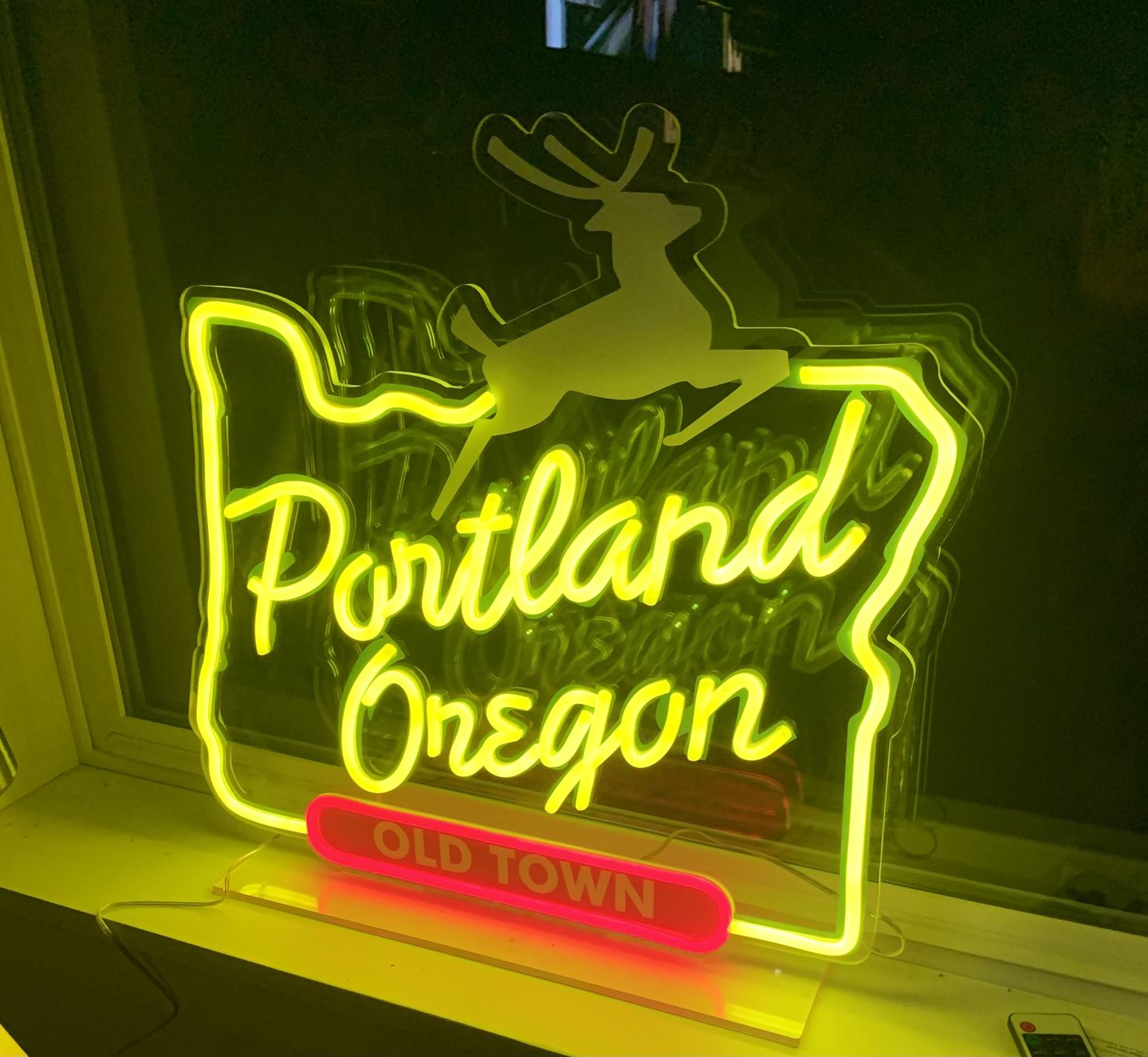 Customer photo review of LED Portland Sign