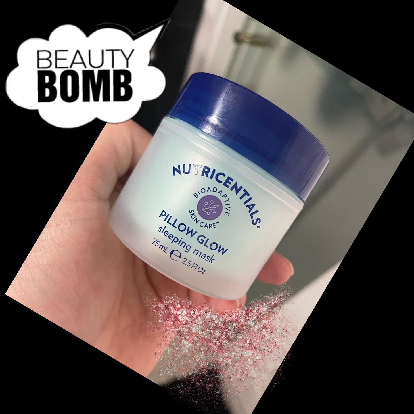 Customer photo review of Nacht Maske Pillow Glow 3x