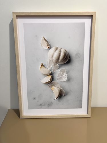 Customer photo review of Garlic Art Print
