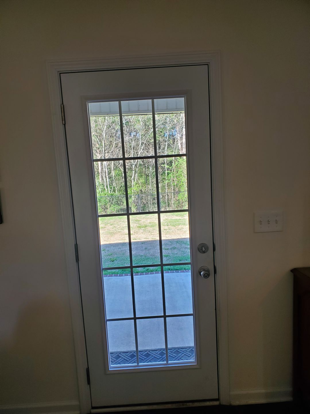 Customer photo review of Grills Between Glass 15 Lite Glass and Frame Kit (Full Lite)