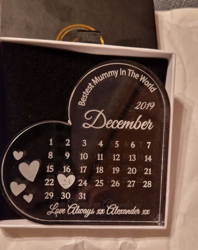 Customer photo review of Mother's Day Heart