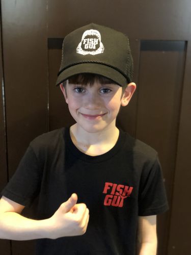 Customer photo review of Shark Jaw Trucker Hat