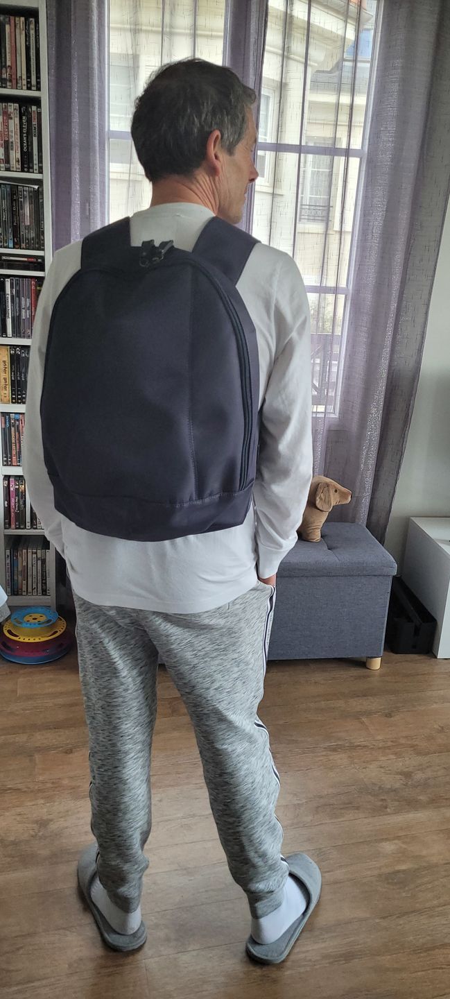 Customer photo review of The Nomad backpack
