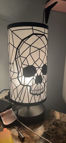 Customer photo review of Just Love Skulls Lamp