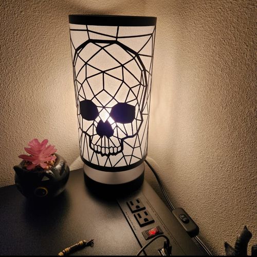Customer photo review of Just Love Skulls Lamp