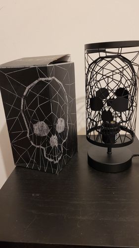 Customer photo review of Just Love Skulls Lamp