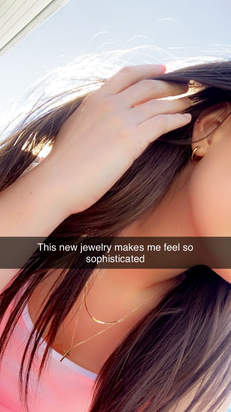 Customer photo review of Fine Essentials Necklace