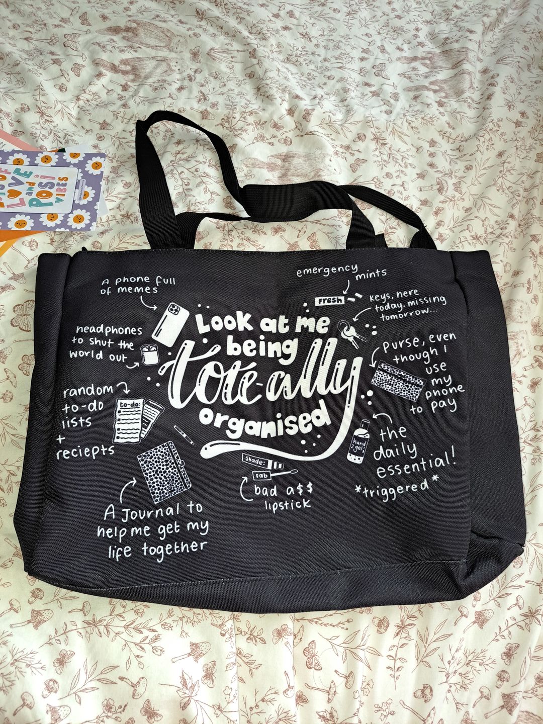Customer photo review of Tote-ally Organised Tote Bag