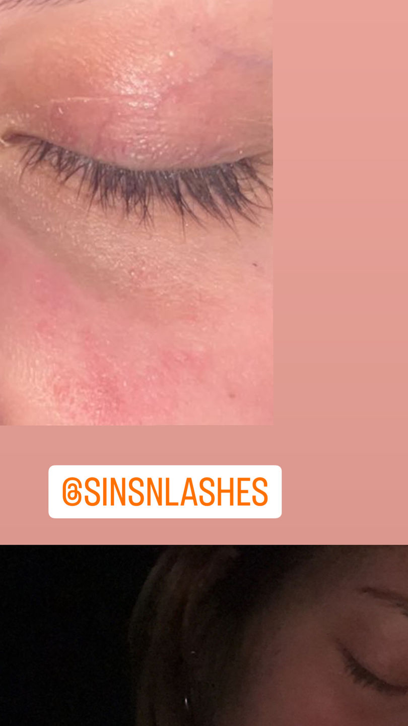 Customer photo review of SINS 'N LASHES BUNDLE