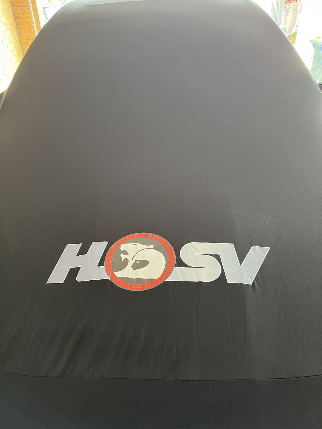 Customer photo review of 2013-2017 HSV Clubsport / Senator GenF with small wing / no wing aerial   2 mirrors Purfit Indoor Custom Car Cover