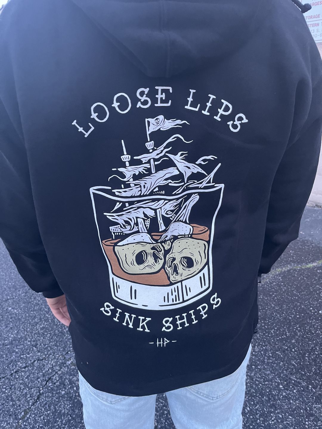 Customer photo review of Loose Lips Hoodie