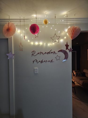 Customer photo review of The Ultimate Ramadan + Eid Decor Set