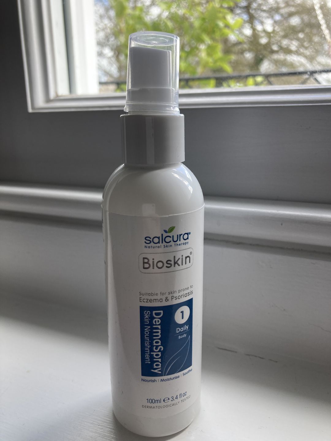 Customer photo review of Bioskin DermaSpray Intensive