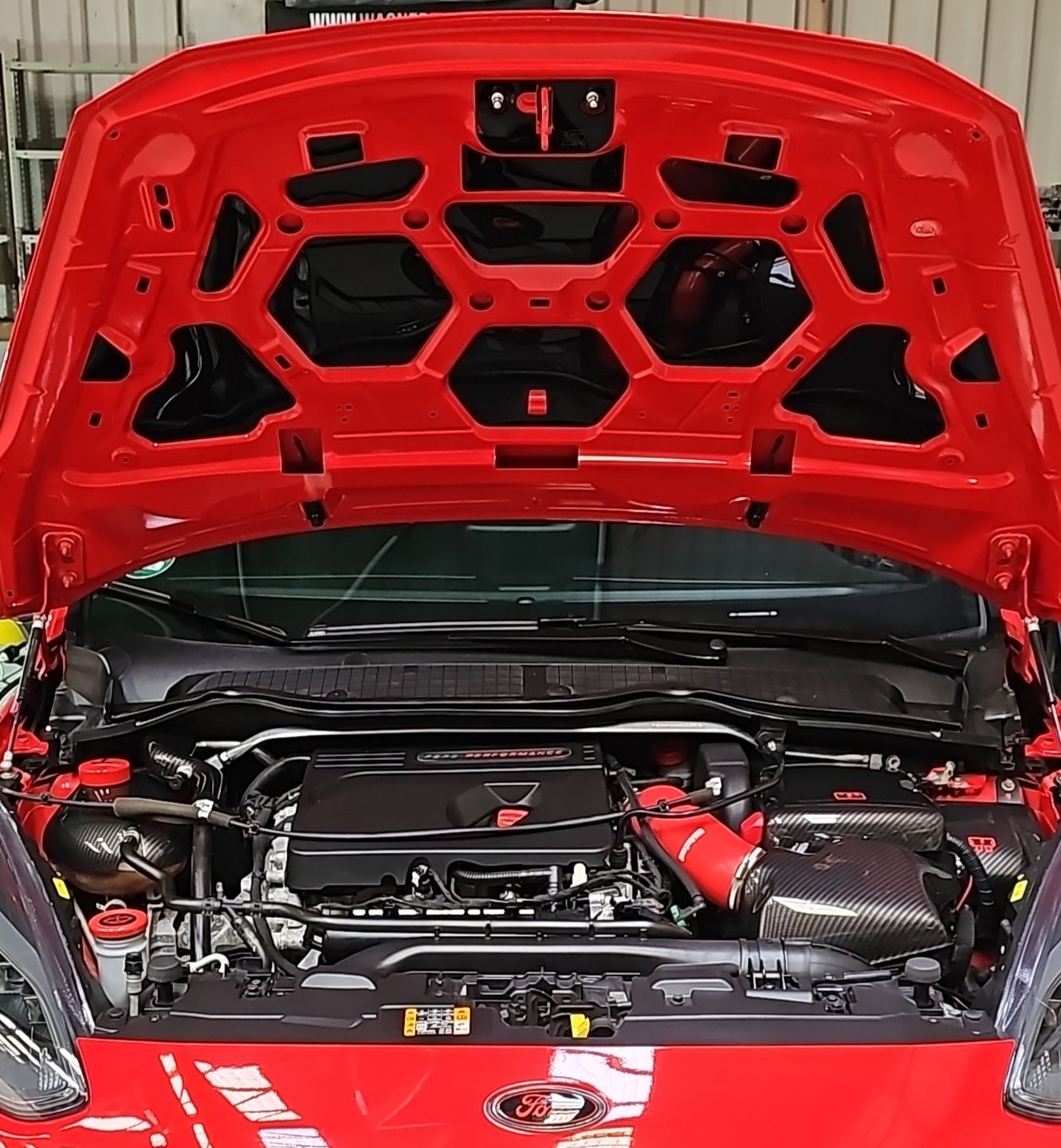 Customer photo review of Proform Under Bonnet Panels / Plates - Mk8 Fiesta