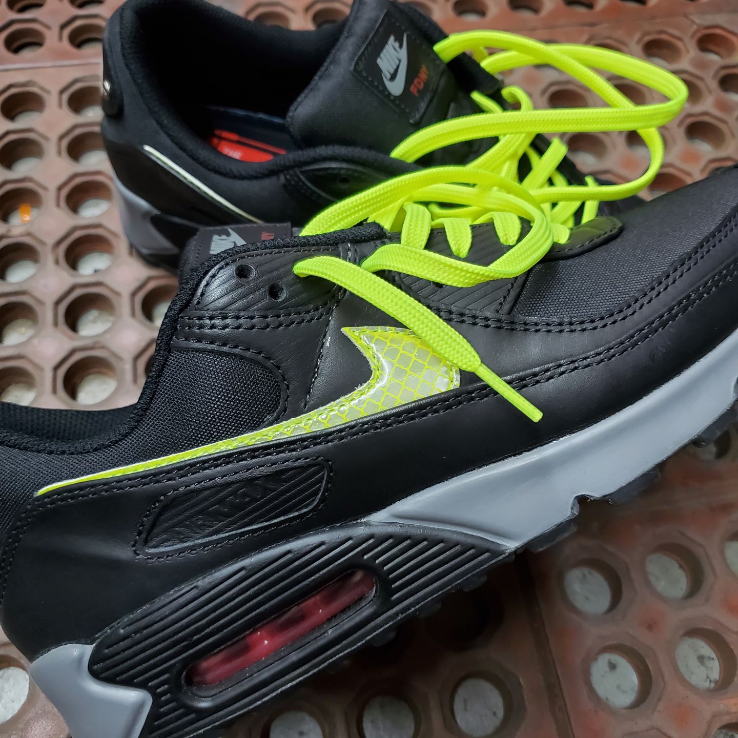 Customer photo review of Flat Standard Shoe Laces - Solids