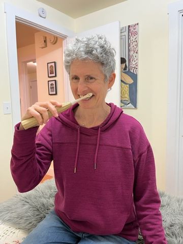 Customer photo review of Bamboo Electric Toothbrush