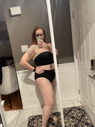 Customer photo review of 'Fearless' Bandeau Bikini Top