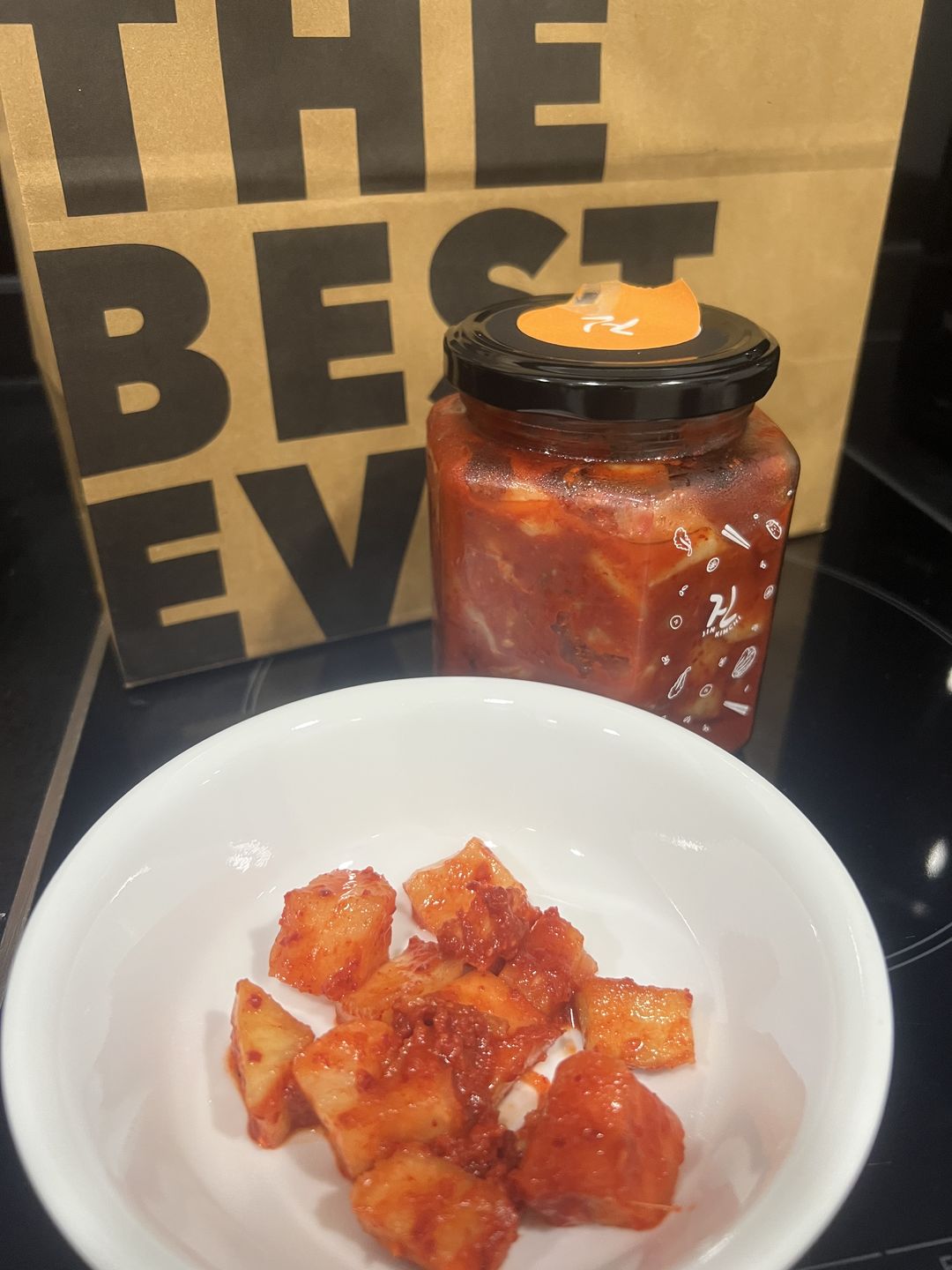 Customer photo review of JIN "Radish" Kimchi