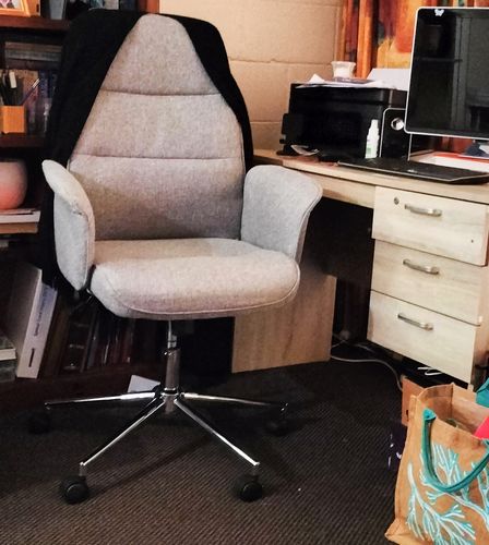 Customer photo review of Ellen Office Chair Highback (Free Shipping Nationwide)