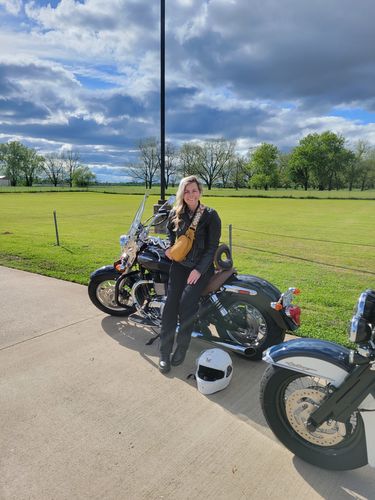 Customer photo review of Backroads Moto Jeans