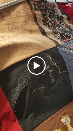 T-shirt quilt featuring chicago, bears by Denise from TN