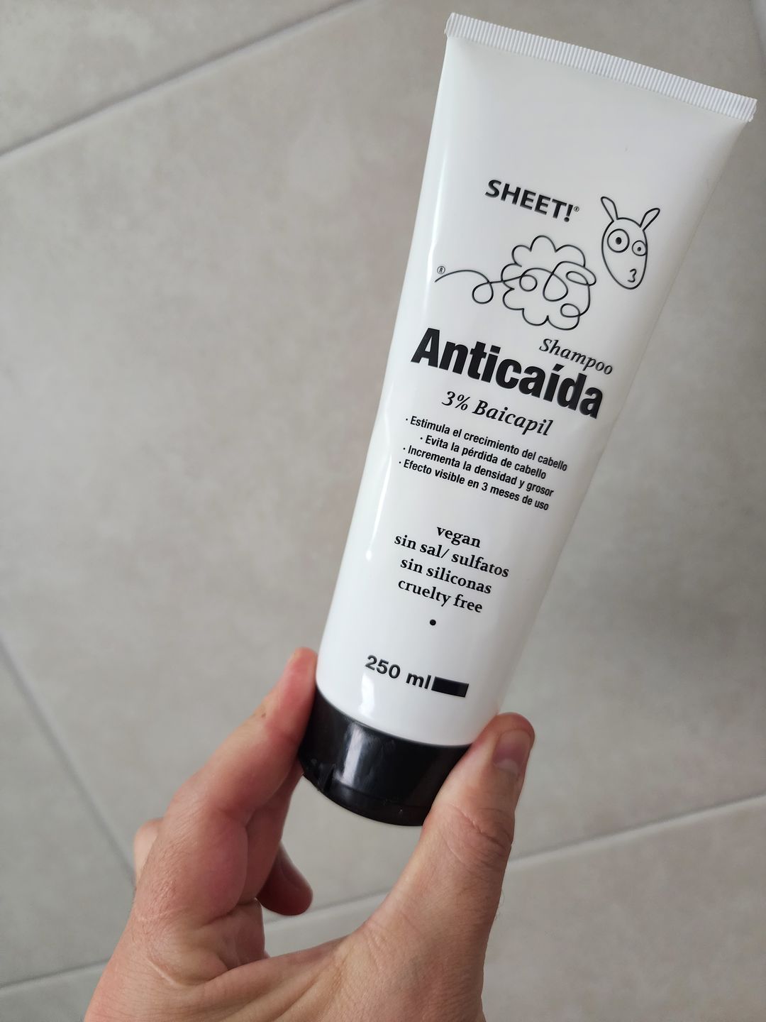 Customer photo review of Tratamiento anticaída 1 mes + Biotina