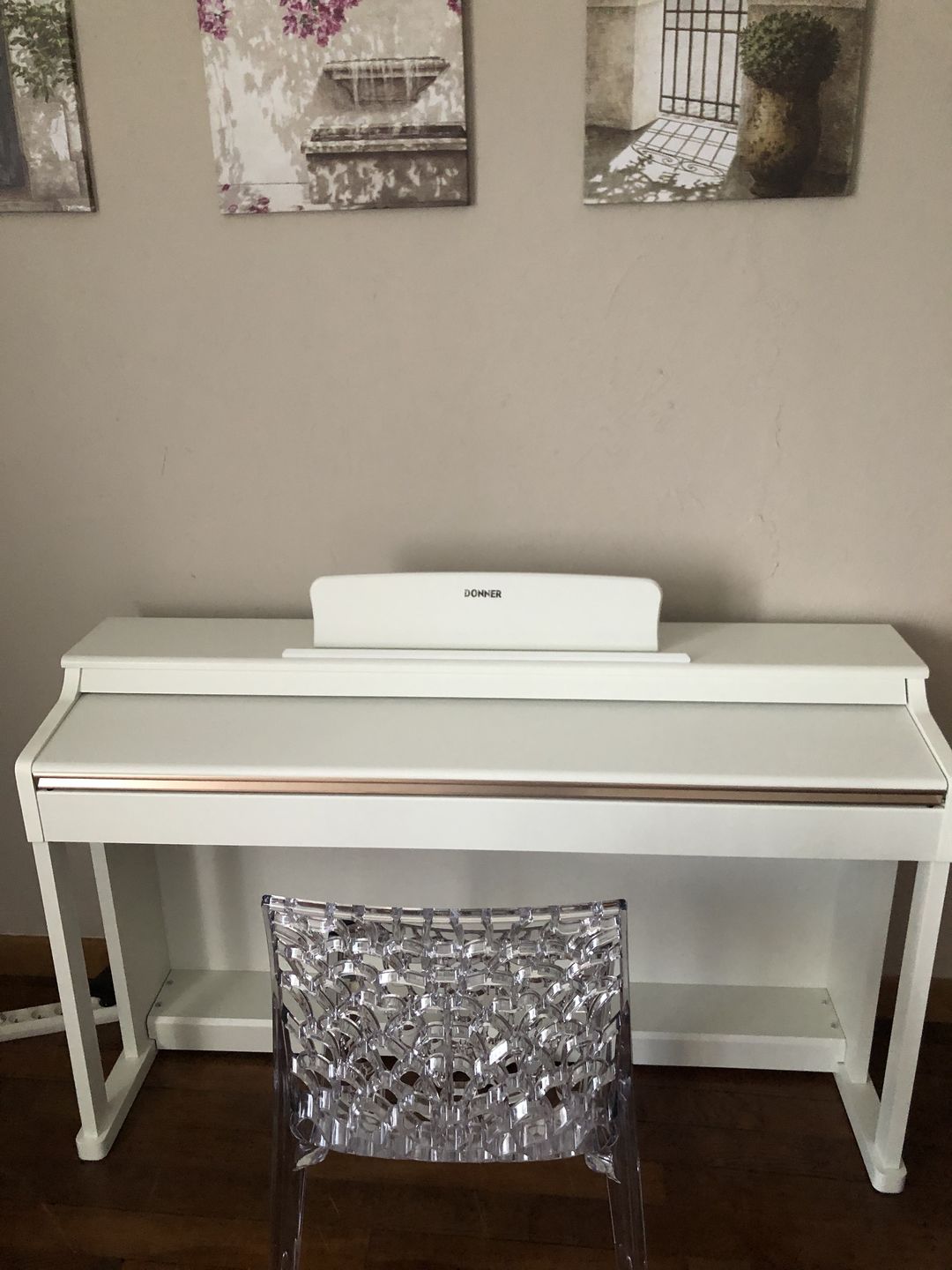 Customer photo review of Donner DDP-100 Piano numérique 88 touches lestées