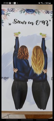 Customer photo review of Best Friends forever - Poster personnalisé