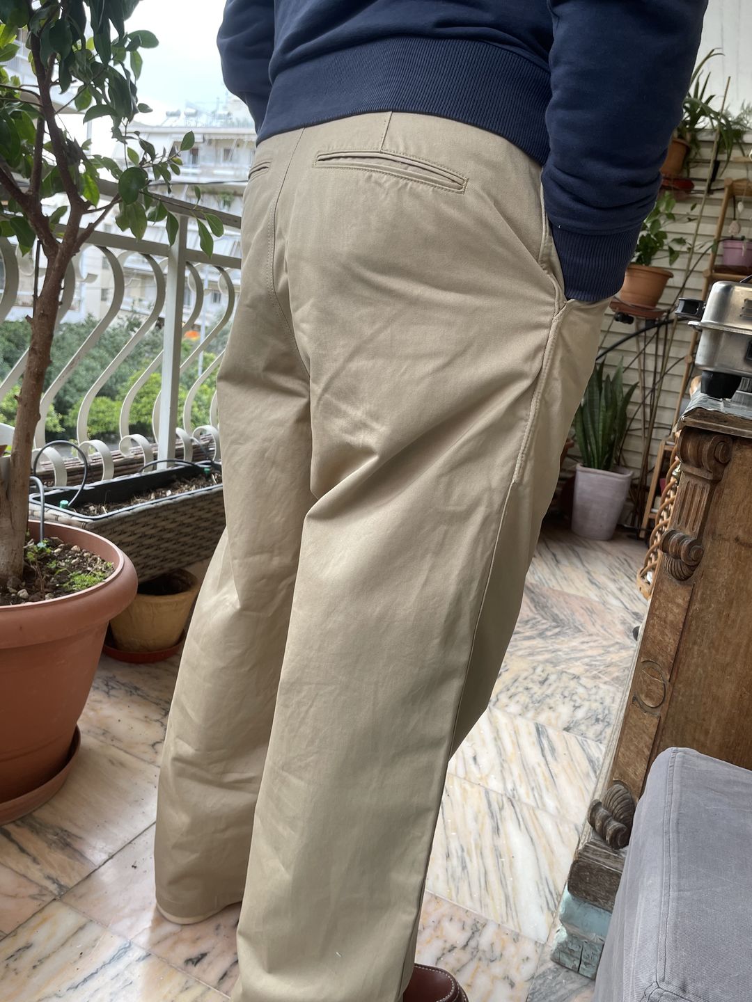 Customer photo review of 1942 US Army Chino Trousers