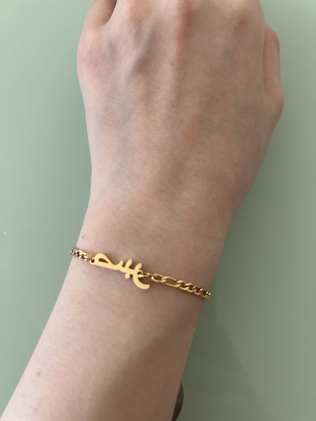 Customer photo review of Sabr Armband | 18K vergoldet