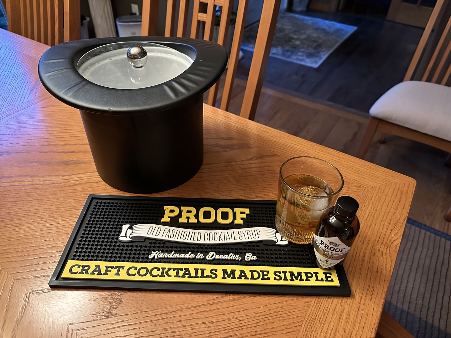 Customer photo review of Old Fashioned Cocktail Syrup Mini Set