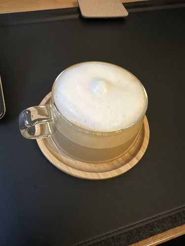 Customer photo review of Imagine Milk glasses