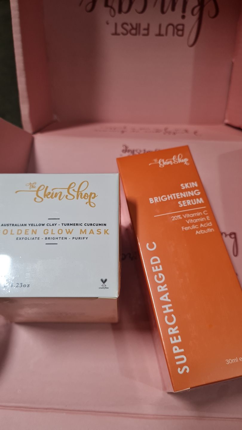 Customer photo review of Golden Glow Mask