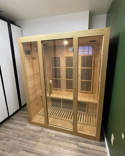 Customer photo review of Smartmak Carbon heaters Infrared Sauna Room