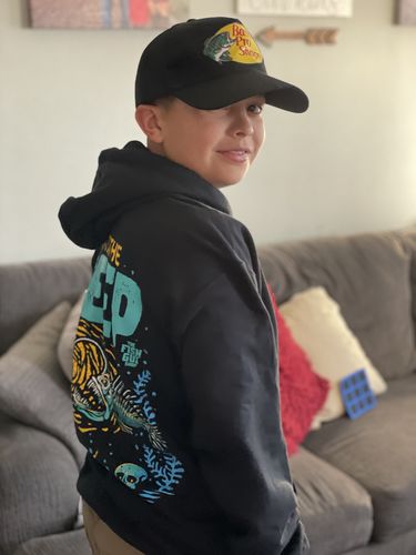 Customer photo review of Into The Deep Hoodie