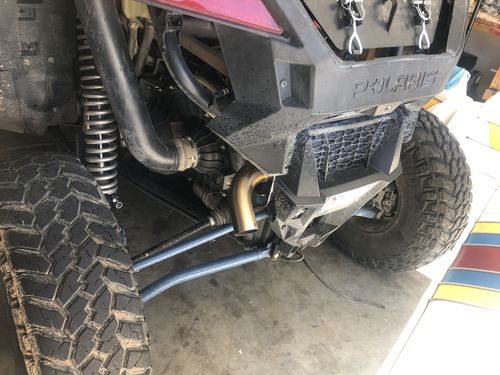 Customer photo review of 2020-2023 Polaris RZR PRO XP & Turbo R Sport Muffler, Slip-On Catless Sport Muffler
