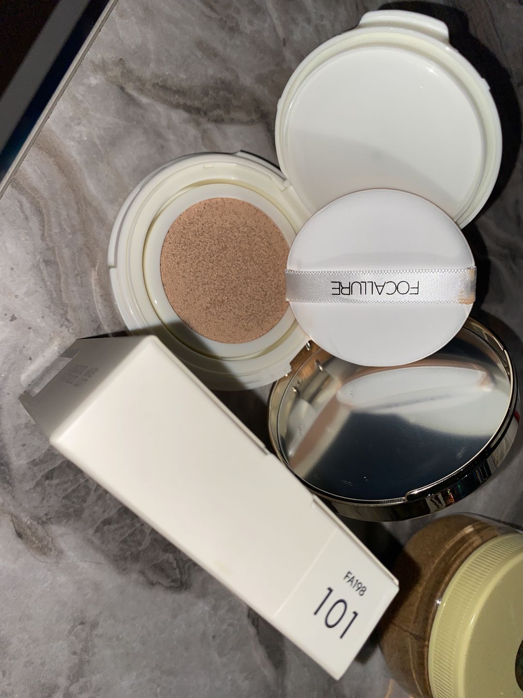 Customer photo review of Matte Air Cushion Foundation