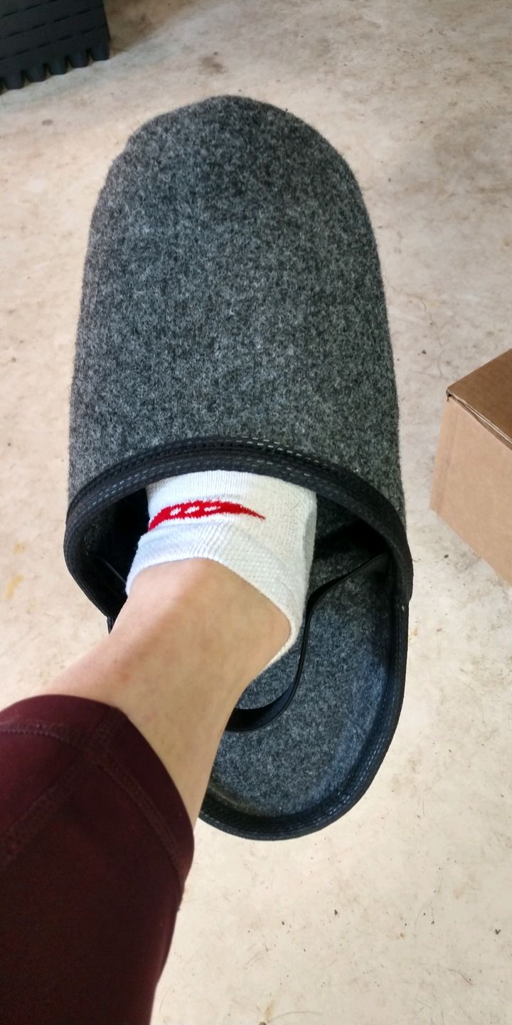 Customer photo review of Indoor Overshoes