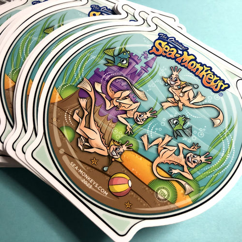 Customer photo review of 100 Custom 4" Laminated Vinyl Stickers