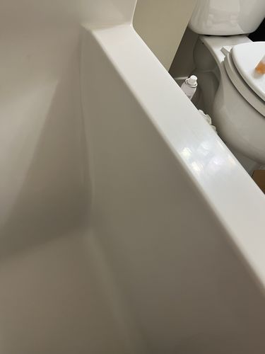 Customer photo review of Level 2 Tub Repair Kit: Large Damage